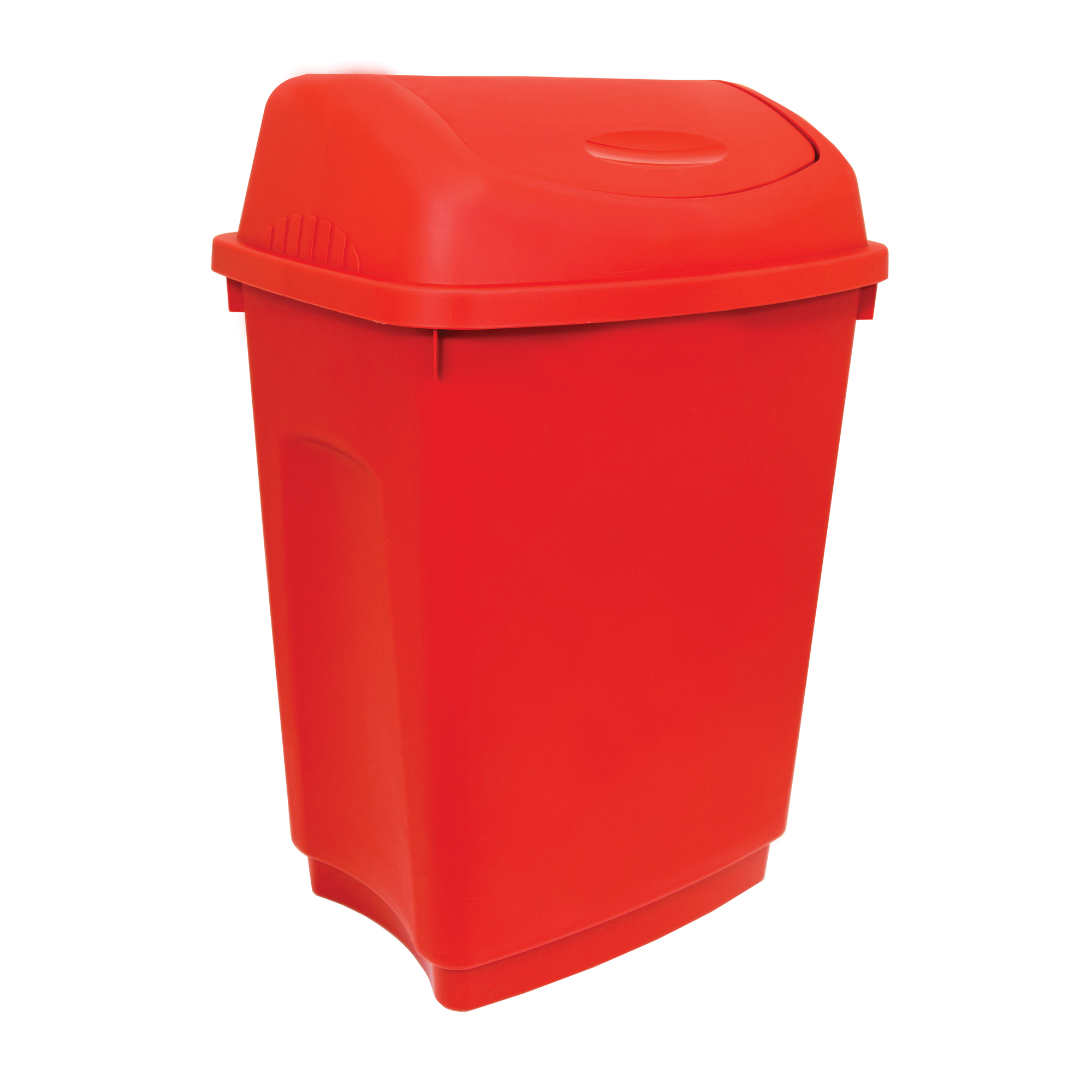 50 Litre Push Top Bin Red Each Shop Countrywide Healthcare