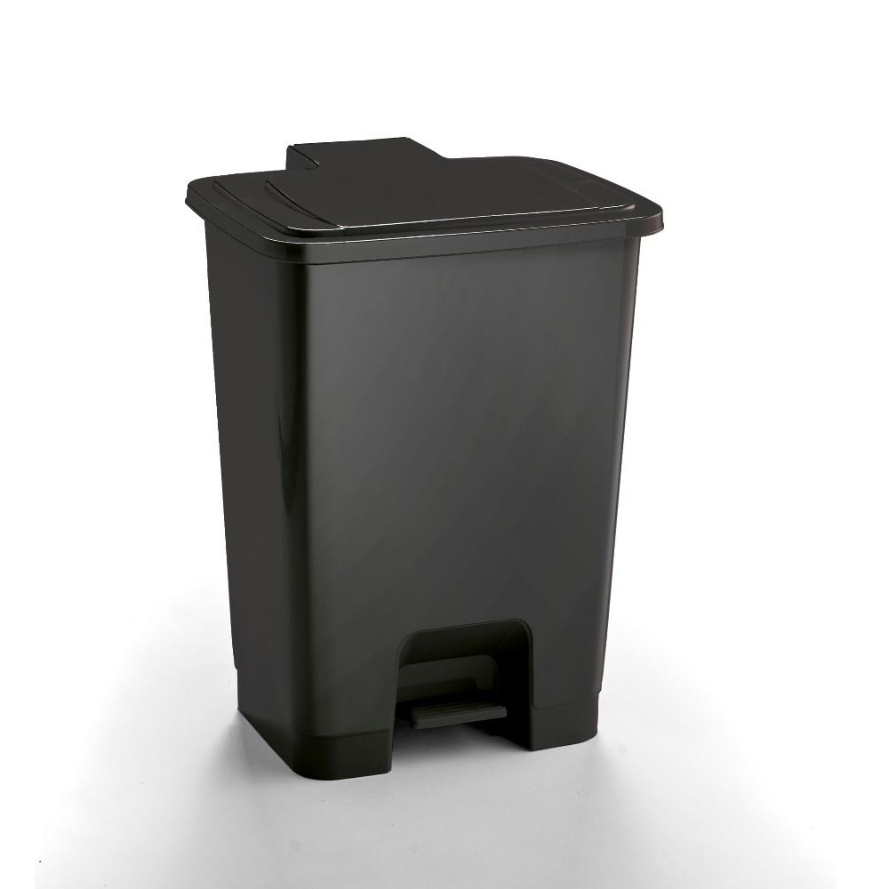 Plastic 15L Pedal Bin Black Each Shop Countrywide Healthcare