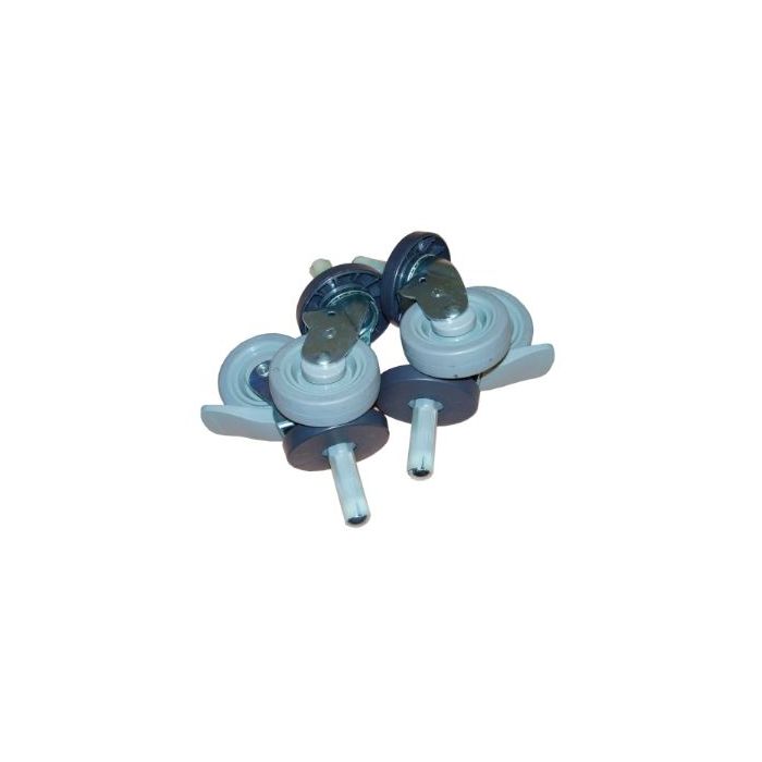 4 Wheel Set for Laundry Cart EC-6775, 6, 7 & 8 (Push Fit) -  Set 4