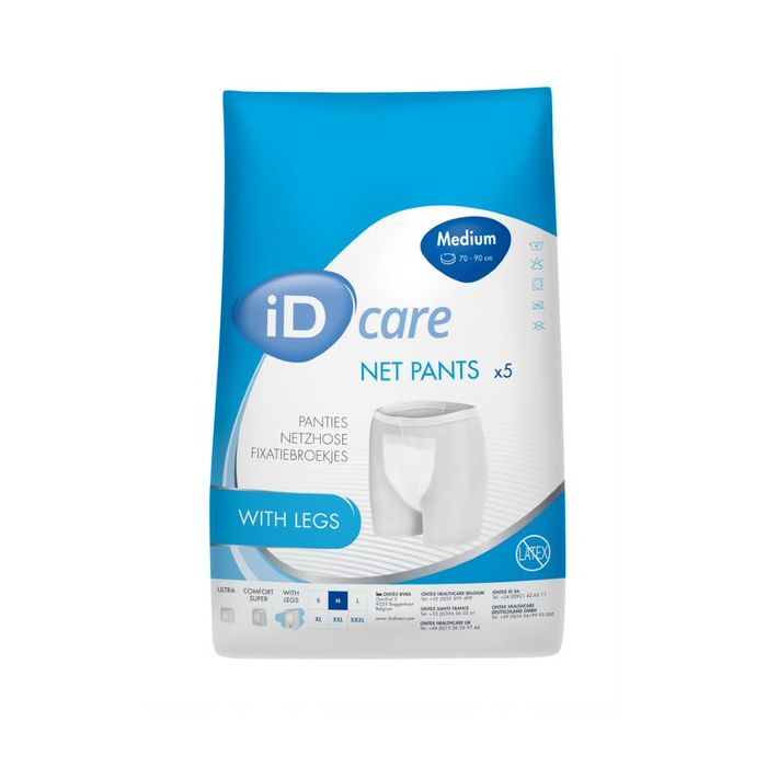 iD Care Net Pants with legs Small / Medium - Pack 5