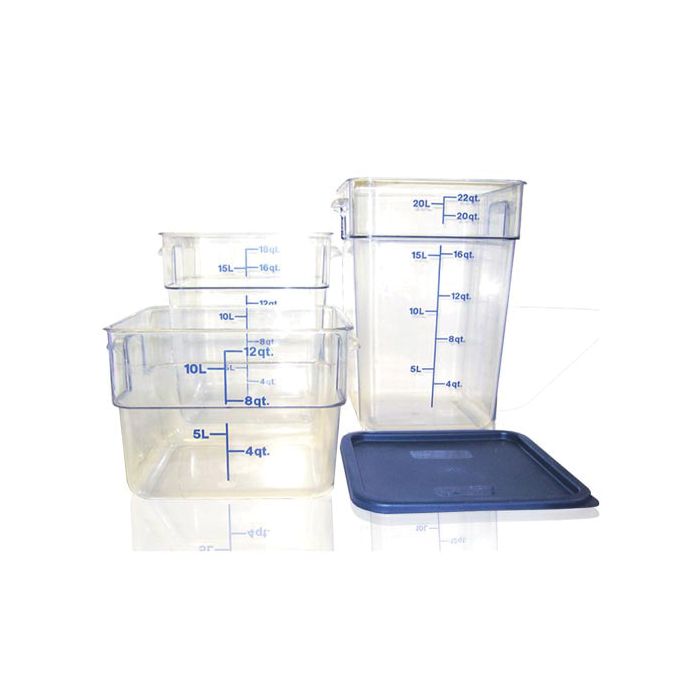 Blue Lid for Square Containers
