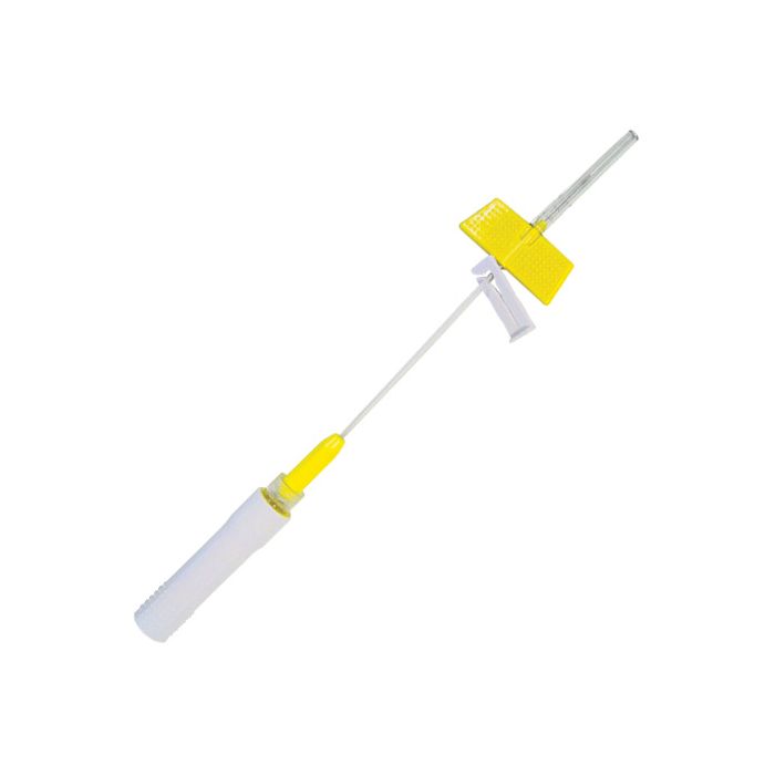 BD IV Closed Catheter Saf-T-Intima No Y Adaptor 24g x .75" Yellow  -  Pack 25