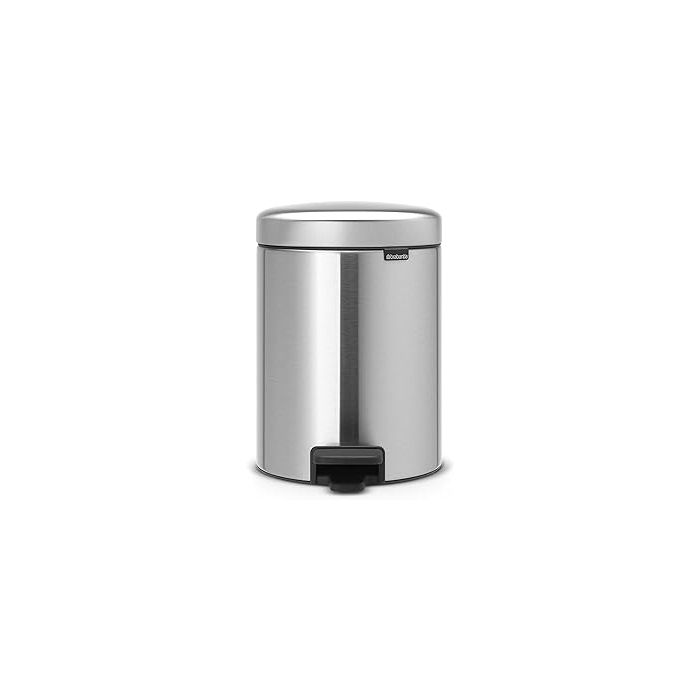 Brabantia NewIcon Pedal Bin Matt Steel, 5L
