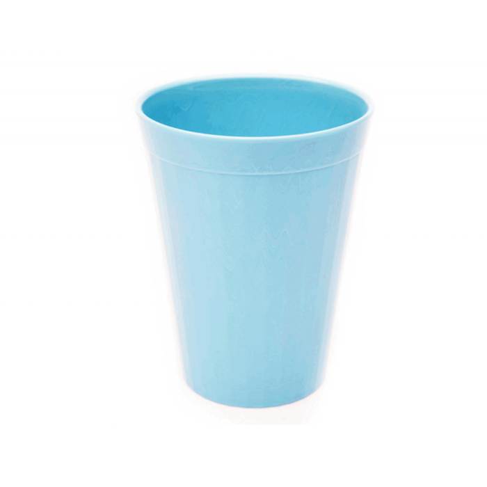 Tumbler Polycarbonate Blue Fluted 7oz
