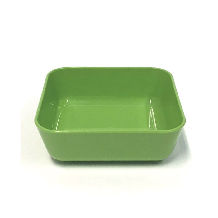 Polycarbonate Square Snack Dish - Green