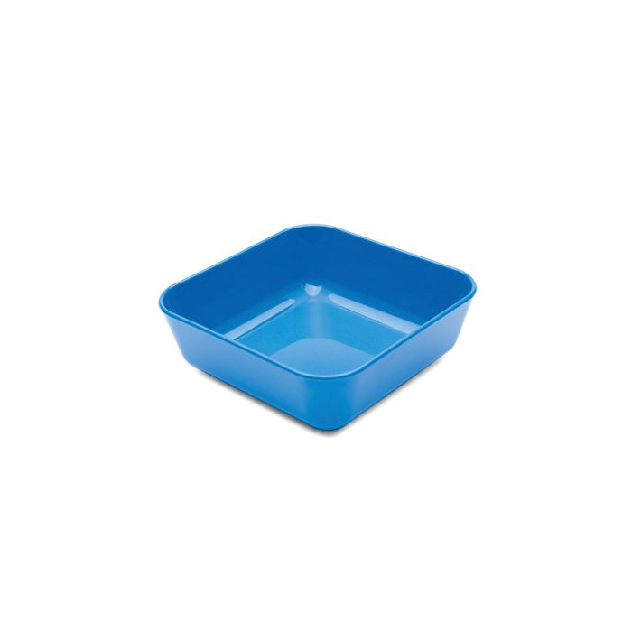 Polycarbonate Square Snack Dish - Blue