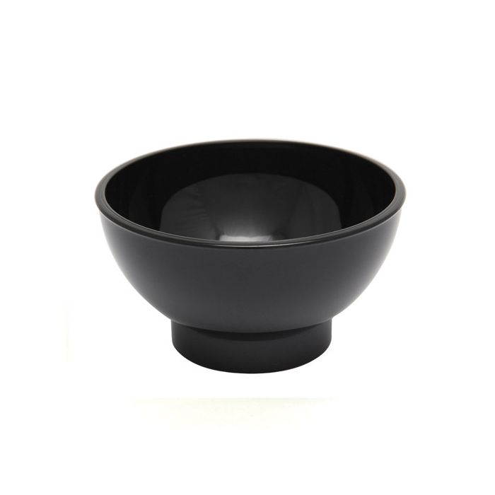 Polycarbonate Round Snack Dish - Black