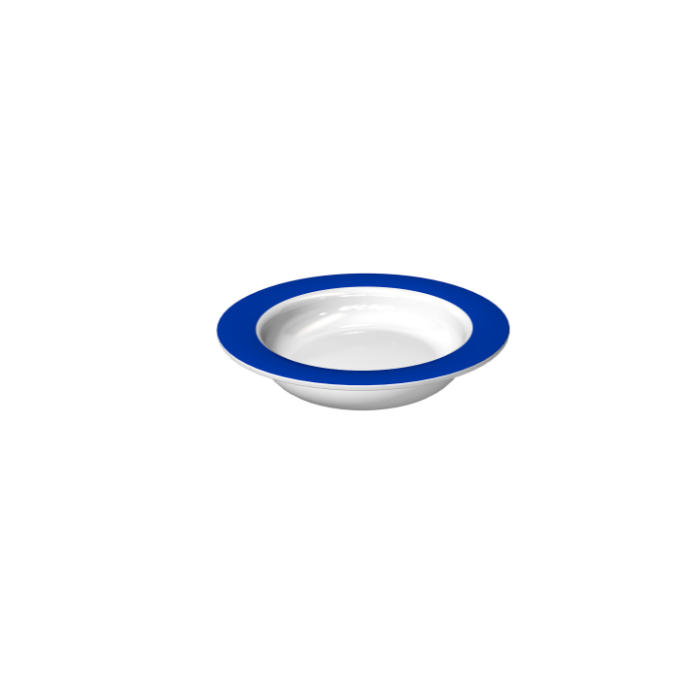Blue Sloped Base Bowl