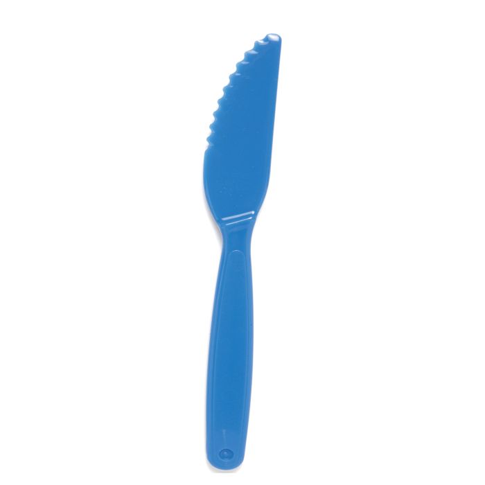 Polycarbonate Knife MED BLUE - EACH