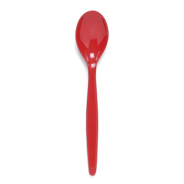 Polycarbonate Tea Spoon Red - Each