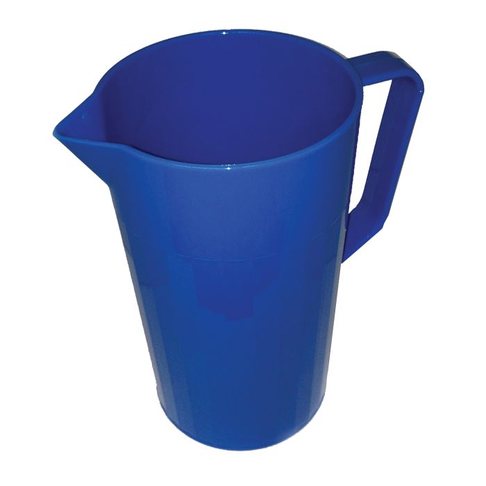 1.1 Litre Polycarbonate Jug BLUE (microwave and dishwasher safe) - Each