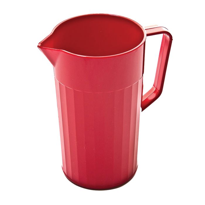 1.1 Litre Polycarbonate Jug RED (microwave and dishwasher safe) - Each