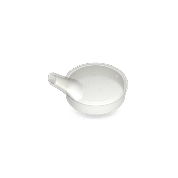 Large Opening Transparent Spouted Lid