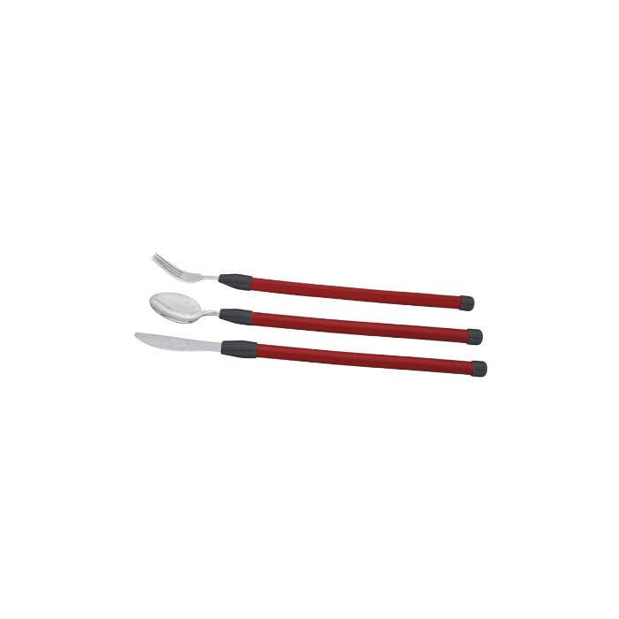 Red Flexible Cutlery Set