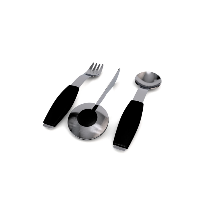 Black Cutlery Set