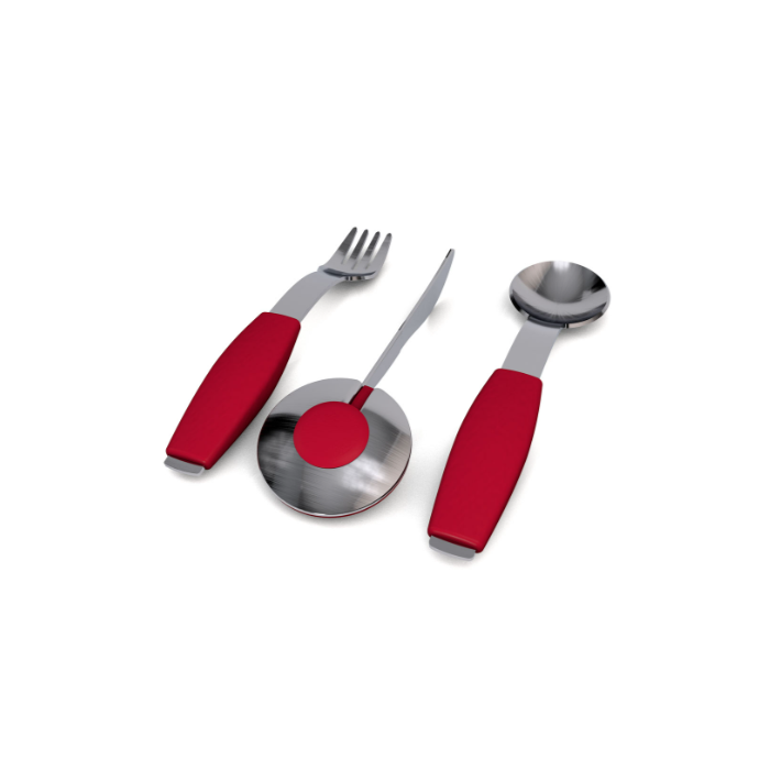 Red Cutlery Set 