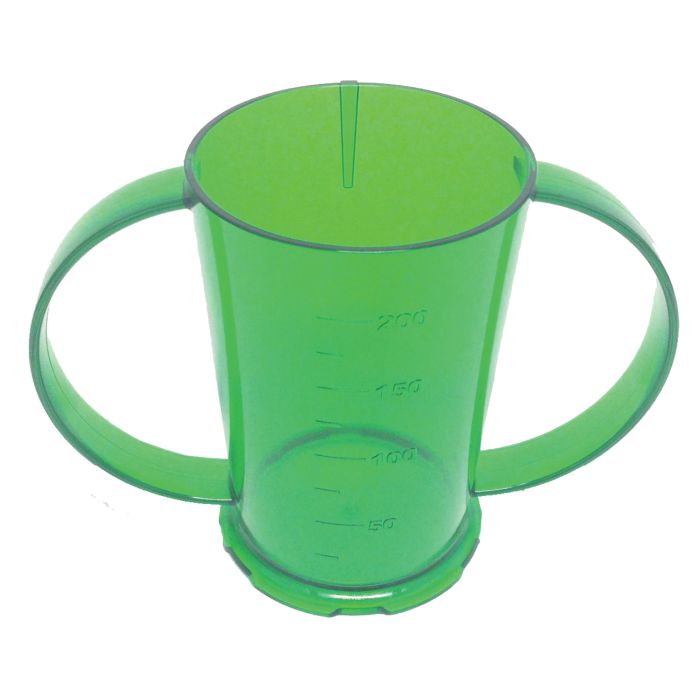 CoPolyester 2 Handled Beaker GREEN - EACH