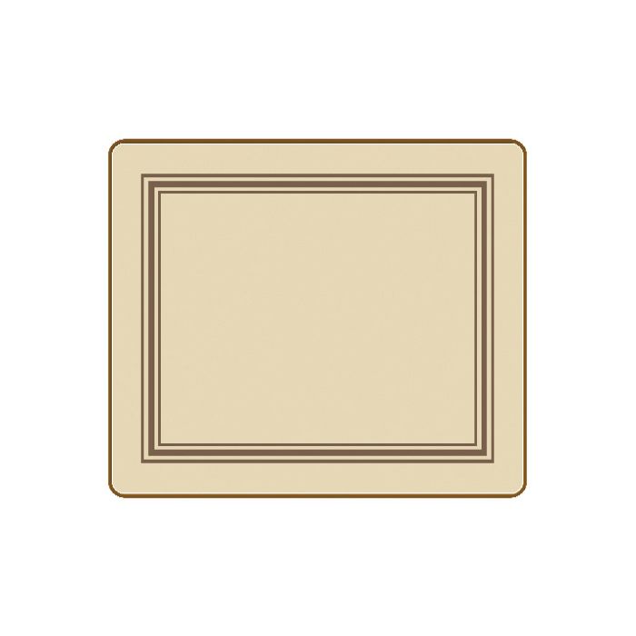 Cream Table Mat - 23 x 19cm