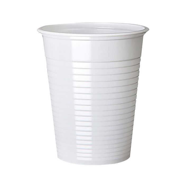 Clear/White Disposable Cups 7oz - Box of 2000