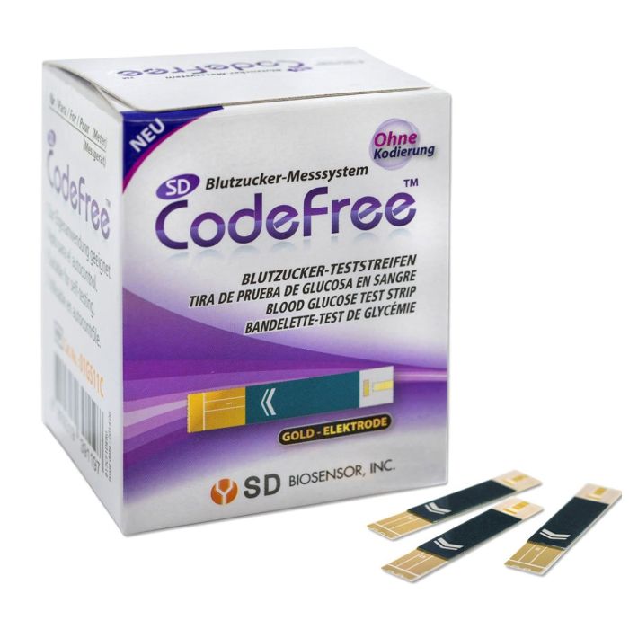 Codefree Blood Glucose Test Strips - Pack of 50