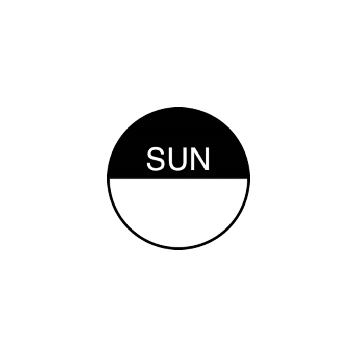 Day Dot Sun - Roll of 1000