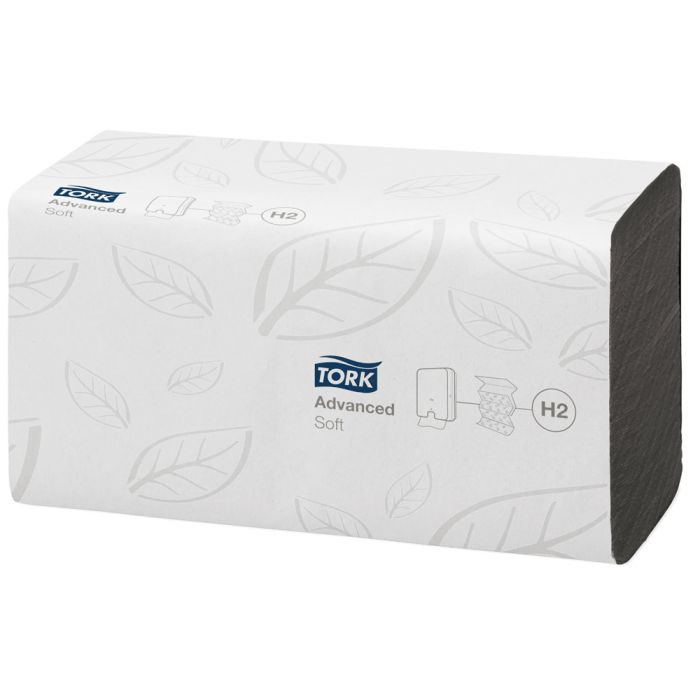 Tork Xpress Multifold Hand Towel - 2 Ply - White Leaf Pattern
