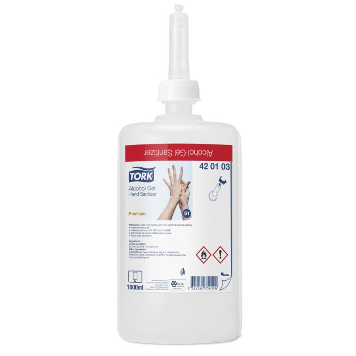 Tork Alcohol Gel Sanitiser (Frequent Use) 1000Ml - Case Of 6