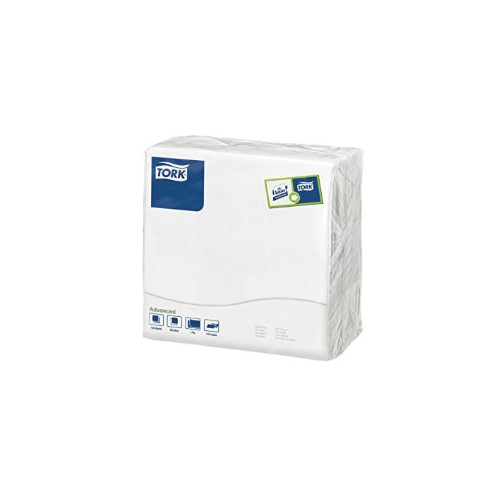 Tork 2 Ply White Dinner Napkins 39Cm X 150 - Case Of 12