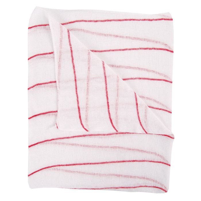 Striped Dishcloth - Red