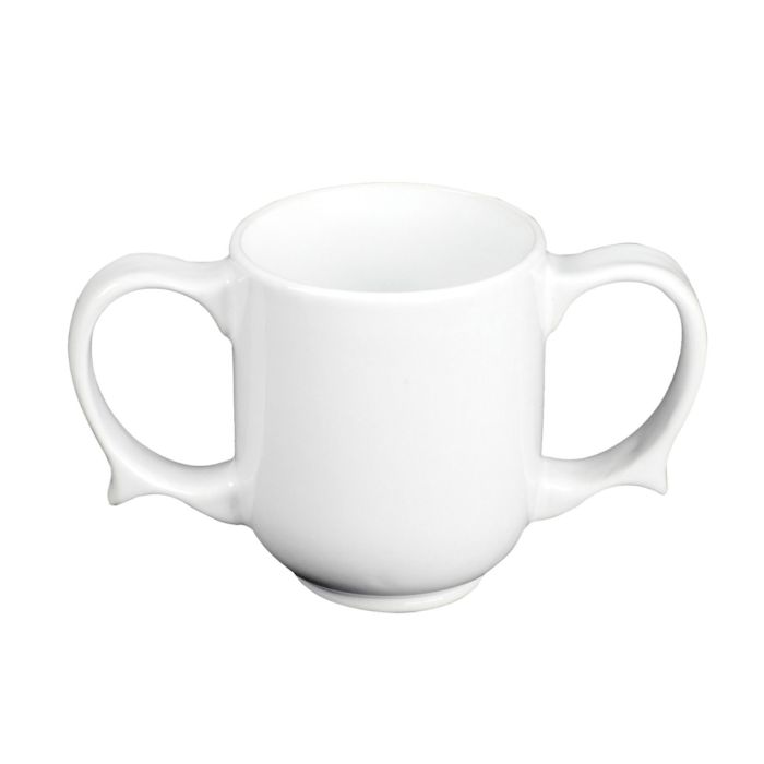 Dignity Two Handled Mug White  -  Case 6