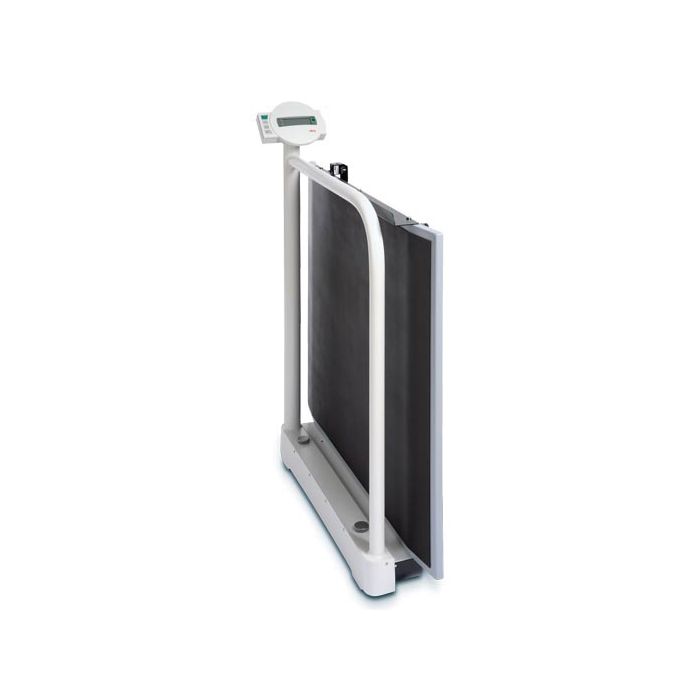 Digital Wheelchair Scale With Railing & Transport Castors