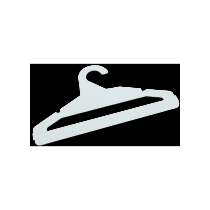 Heavy Duty Cardboard Clothes Hangers - Case of 50