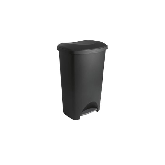 50 litre Pedal Bin - Black - EACH