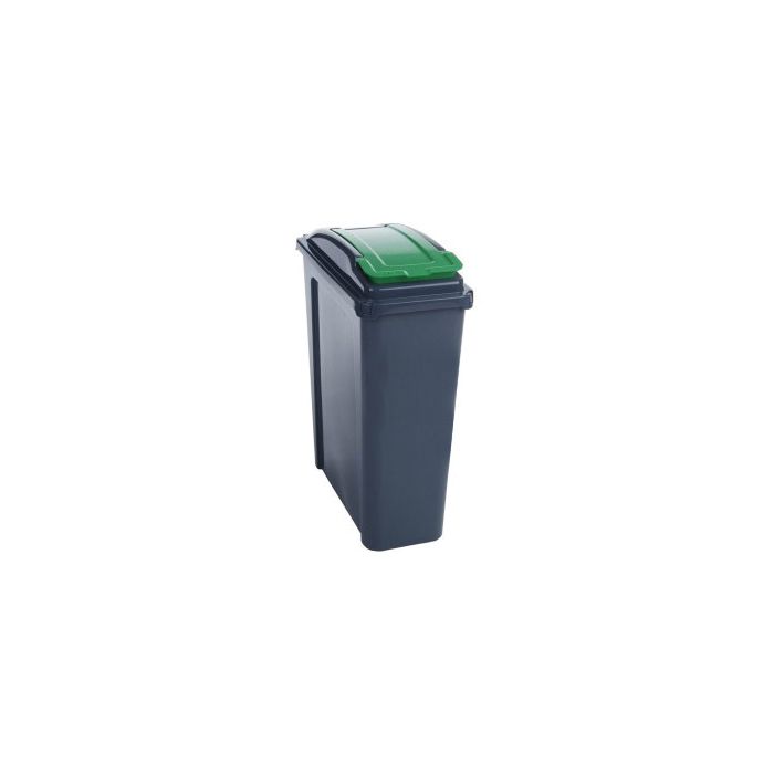 25Ltr Colour Coded Recycling Bin - Green