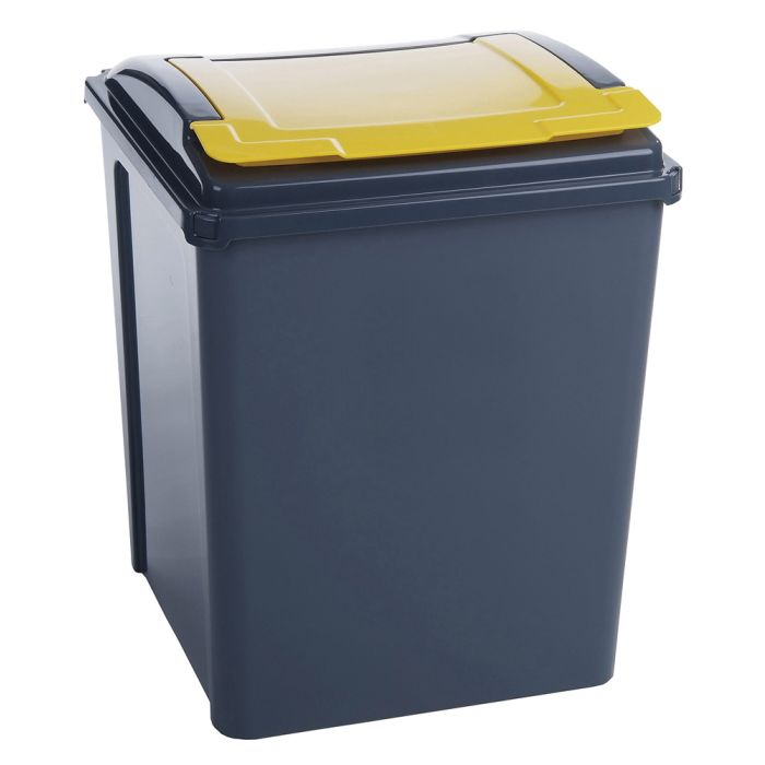 50Ltr Colour Coded Recycling Bin - Yellow