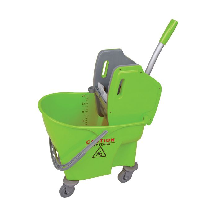 Kentucky Mop Bucket & Wringer Green 25L - Each