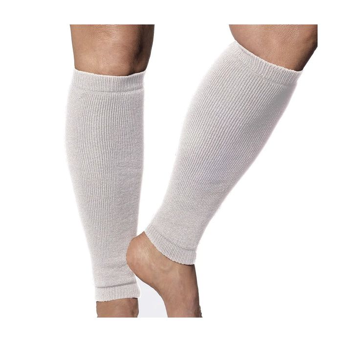 Leg Sleeves - Light Weight Skin Protectors - White - 1 Pair 