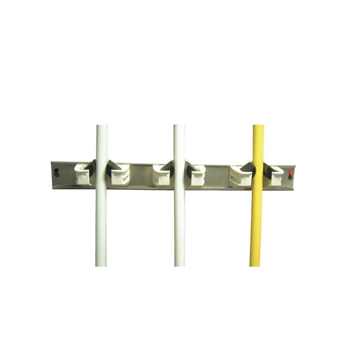 Wall Holder (Mops Brushes Etc.) White - Each