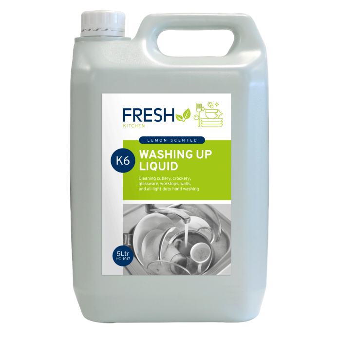 Fresh Lemon Washing Up Liquid 5 litre - Each