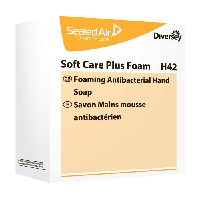 Soft Care Pluf Foam Anti Bacterial Hand Foam (Kitchen Only) 1.3L - Case Of 4