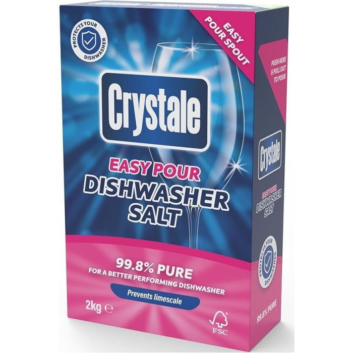 Crystale Dishwasher Salt 2kg Box - Each