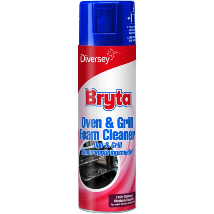Bryta Oven & Grill Foam Aerosol 500Ml - Case of 6
