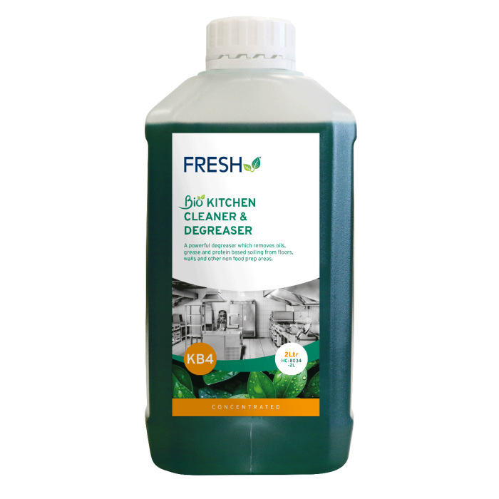 KB4 Fresh-Bio Kitchen Degreaser Concentrate 2 litre - Case 2
