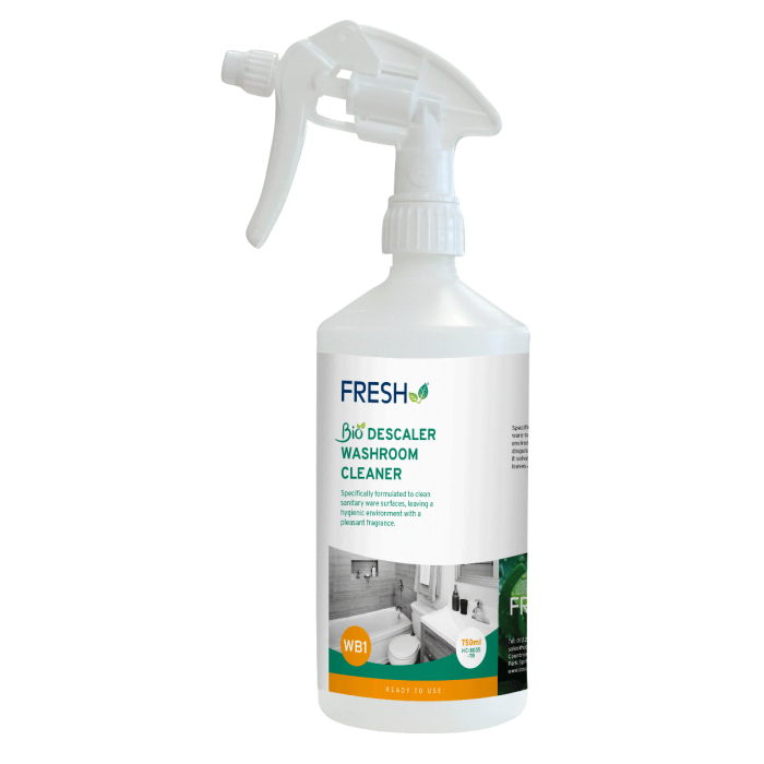 Trigger Bottle & Label for WB1 Fresh-Bio Washroom Cleaner 