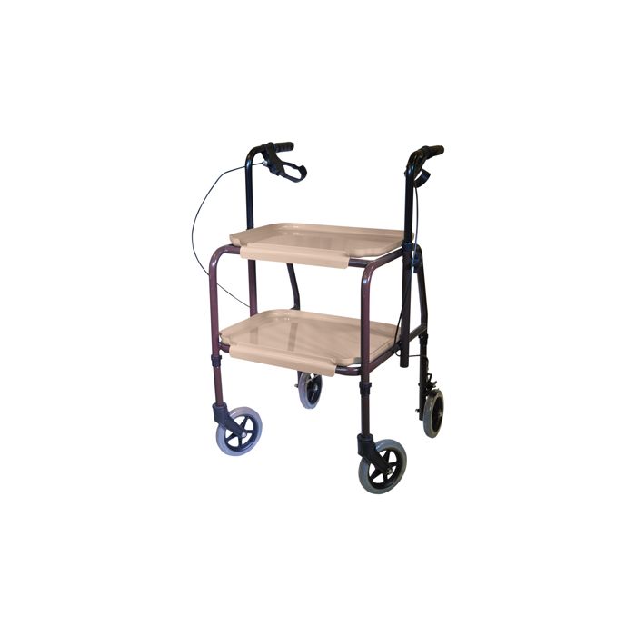 Height Adjustable Kitchen Trolley with brakes - Each