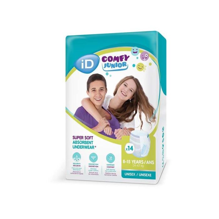 iD Comfy Junior Age 8-15 - 14 Pack (24-47KG)
