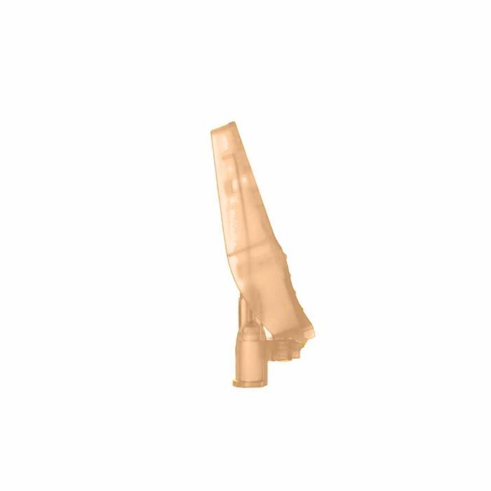 Safety Hypodermic Needles Cream 19g (1.5") - Box of 100