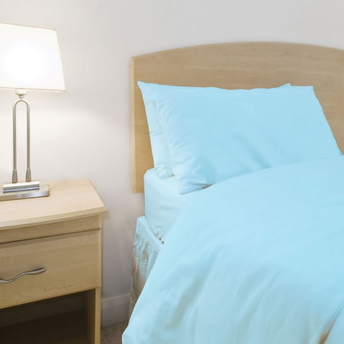 Pale Blue FR Single Flat Sheet