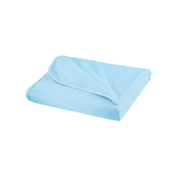 Blue Sleep-Knit Fitted Sheet
