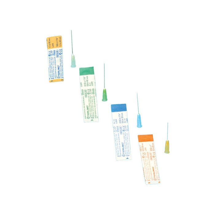 Sterile Hypodermic Needles - 25G X 5/8 - Orange